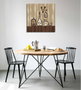 Wallity KC224 Lienzo Decorativo Multicolor 45 x 45 cm